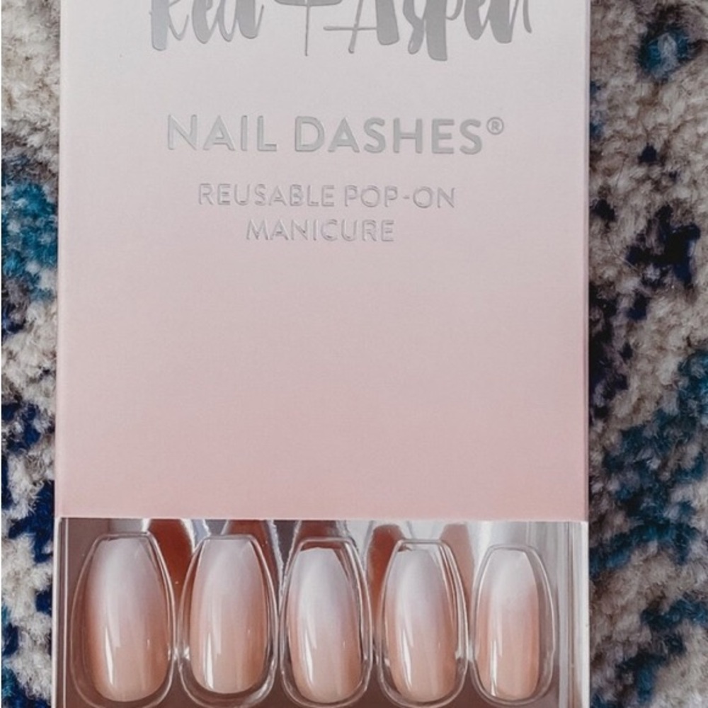 PARTIAL (14 nails) Red Aspen Nail Dashes- Jenna Goes Coconuts